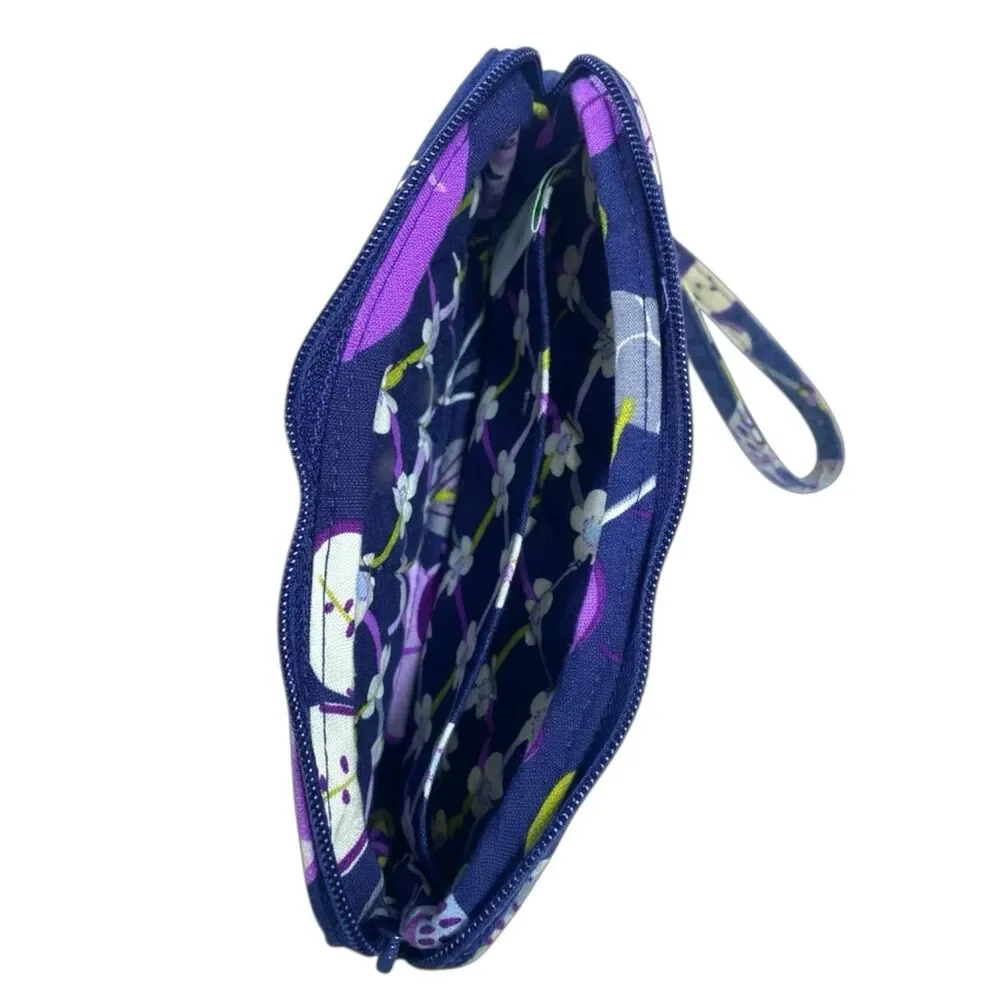 VERA BRADLEY Turn Lock Wallet Flutterby Pattern & Floral Nightingale Pouch - Picture 12 of 13